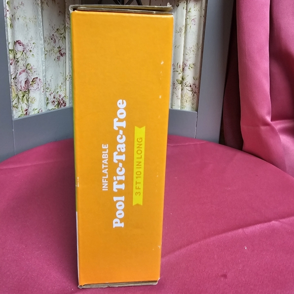 Inflatable Swimming Pool Tic-Tac-Toe Kids Party Game 3 Ft 10 IN Long NIB Summer - Picture 5 of 8